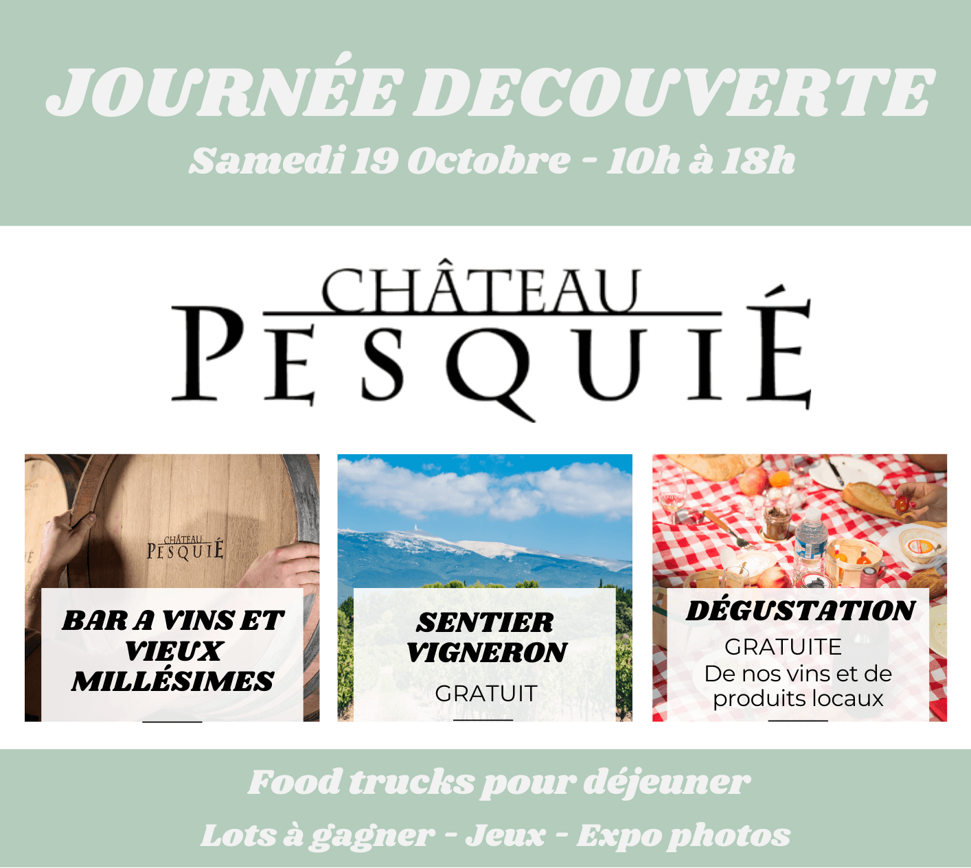 journée découverte chateau pesquié